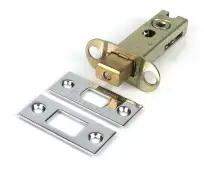 51491 From the Anvil Polished Chrome 3" Heavy Duty Tubular Deadbolt