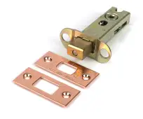 51494 From the Anvil Polished Bronze 3" Heavy Duty Tubular Deadbolt