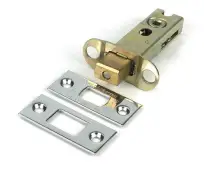 51495 From the Anvil Polished Stainless Steel 3" Heavy Duty Tubular Deadbolt