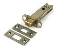 51498 From the Anvil Aged Brass 4" Heavy Duty Tubular Deadbolt