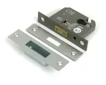 51452 From the Anvil Satin Chrome 2.5" Euro Profile Deadlock