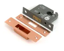 51454 From the Anvil Polished Bronze 2.5" Euro Profile Deadlock