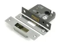 51455 From the Anvil Polished Stainless Steel 2.5" Euro Profile Deadlock