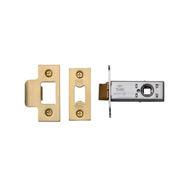 Click Here To Enlarge This Photo Of YKAL2N-SB M.Marcus York Architectural Tubular Latch 2 ½" Satin Brass Finish