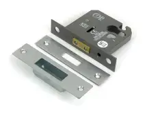 51462 From the Anvil Satin Chrome 3" Euro Profile Deadlock