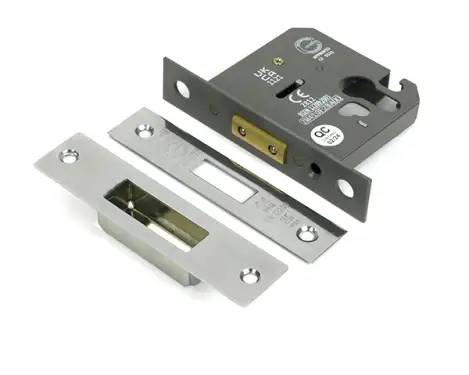 Click Here To Enlarge This Photo Of 51465 From the Anvil Polished Stainless Steel 3" Euro Profile Deadlock