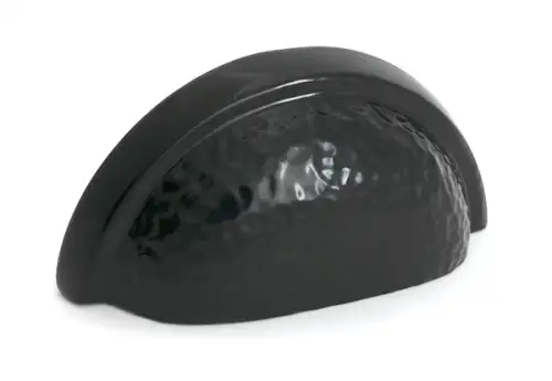 Click Here To Enlarge This Photo Of 52158 From the Anvil Black Hammered Regency Drawer Pull