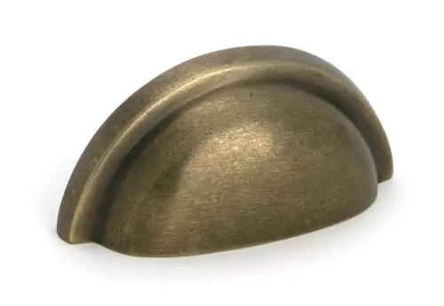 Click Here To Enlarge This Photo Of 50968 From the Anvil Burnished Brass Regency Concealed Drawer Pull