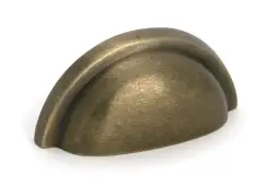 50968 From the Anvil Burnished Brass Regency Concealed Drawer Pull