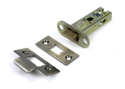 Click Here To Enlarge This Photo Of 51742 From the Anvil Aged Brass 3" Heavy Duty Tubular Mortice Latch