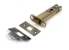 51752 From the Anvil Aged Brass 4" Heavy Duty Tubular Mortice Latch