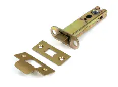 51753 From the Anvil Satin Brass 4" Heavy Duty Tubular Mortice Latch