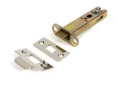 51755 From the Anvil Polished Nickel 4" Heavy Duty Tubular Mortice Latch