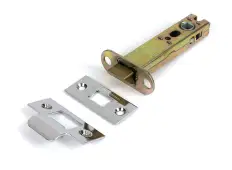 51760 From the Anvil Polished Stainless Steel 4" Heavy Duty Tubular Mortice Latch