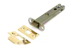 51762 From the Anvil Polished Brass 5" Heavy Duty Tubular Mortice Latch