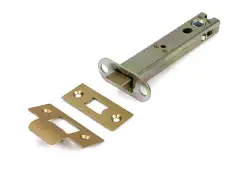 51764 From the Anvil Satin Brass 5" Heavy Duty Tubular Mortice Latch