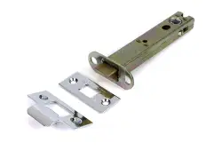 51770 From the Anvil Polished Stainless Steel 5" Heavy Duty Tubular Mortice Latch