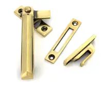 51914 From the Anvil Aged Brass Locking Art Deco Fastener - LH