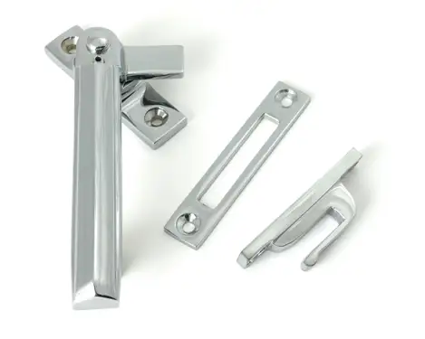 Click Here To Enlarge This Photo Of 51916 From the Anvil Polished Chrome Locking Art Deco Fastener - LH