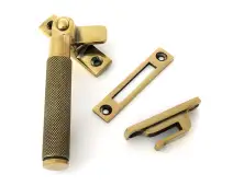 52115 From the Anvil Aged Brass Locking Brompton Fastener – LH
