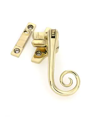 Click Here To Enlarge This Photo Of 52004 From the Anvil Polished Brass Night-Vent Locking Monkeytail Fastener (Steel Window)