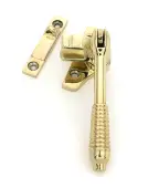 51996 From the Anvil Polished Brass Night-Vent Locking Reeded Fastener (Steel Window)