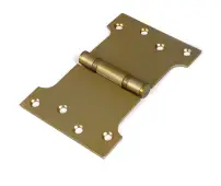 51820 From the Anvil Satin Brass 4" x 4" x 6" Parliament Hinge (pair) ss