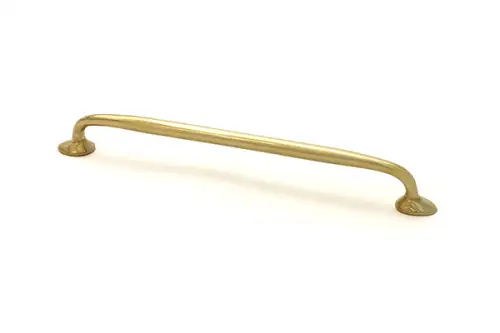 Click Here To Enlarge This Photo Of 51255 From the Anvil Polished Brass Moore Cabinet Pull Handle - Large (224mm Fixing Centres)