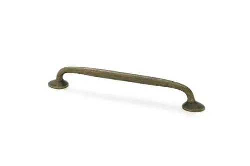 Click Here To Enlarge This Photo Of 51263 From the Anvil Burnished Brass Moore Cabinet Pull Handle - Medium (160mm Fixing Centres)