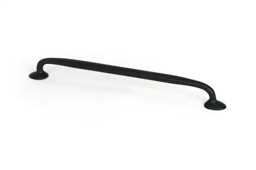 Click Here To Enlarge This Photo Of 51282 From the Anvil Matt Black Moore Cabinet Pull Handle - Large (224mm Fixing Centres)