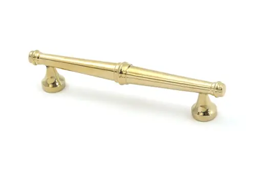 Click Here To Enlarge This Photo Of 52093 From the Anvil Polished Brass Regency Cabinet Pull Handle - Small (96mm Fixing Centres)