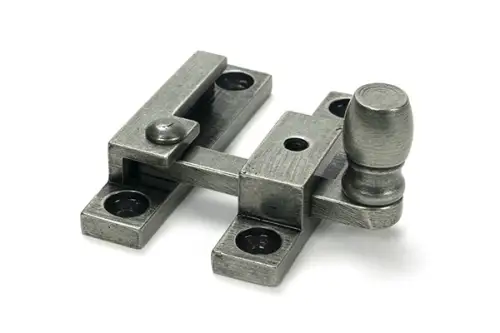 Click Here To Enlarge This Photo Of 46608 From the Anvil Pewter Mushroom Quadrant Fastener - Narrow