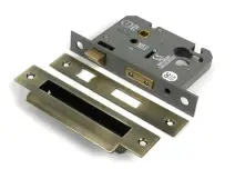 51376 From the Anvil Aged Brass 2.5" Euro Profile Sashlock