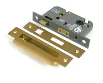 51377 From the Anvil Satin Brass 2.5" Euro Profile Sashlock