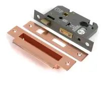 51382 From the Anvil Polished Bronze 2.5" Euro Profile Sashlock