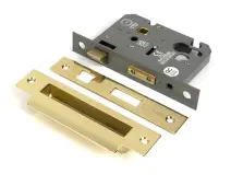 51385 From the Anvil Polished Brass 3" Euro Profile Sashlock