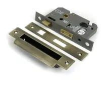 51386 From the Anvil Aged Brass 3" Euro Profile Sashlock