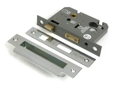 Click Here To Enlarge This Photo Of 51389 From the Anvil Polished Chrome 3" Euro Profile Sashlock