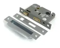 51390 From the Anvil Satin Chrome 3" Euro Profile Sashlock