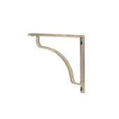51088 From the Anvil Burnished Brass Abingdon Shelf Bracket (150mm x 150mm)