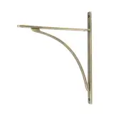 51138 From the Anvil Burnished Brass Apperley Shelf Bracket (314mm x 250mm)