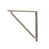 51118 From the Anvil Burnished Brass Barton Shelf Bracket (200mm x 200mm)