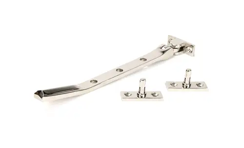 Click Here To Enlarge This Photo Of 51897 From the Anvil Polished Nickel Art Deco 8" Casement Stay