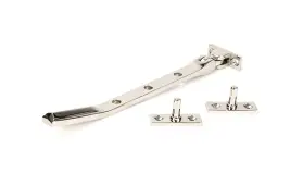51897 From the Anvil Polished Nickel Art Deco 8" Casement Stay