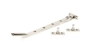 51903 From the Anvil Polished Nickel Art Deco 10" Casement Stay