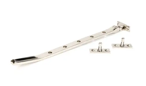 Click Here To Enlarge This Photo Of 51909 From the Anvil Polished Nickel Art Deco 12" Casement Stay