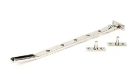 51909 From the Anvil Polished Nickel Art Deco 12" Casement Stay
