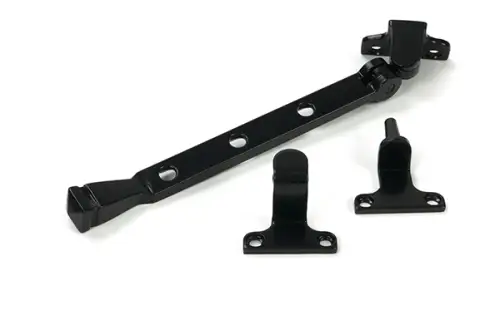 Click Here To Enlarge This Photo Of 52008 From the Anvil Black 8" Avon Casement Stay (Steel Window)