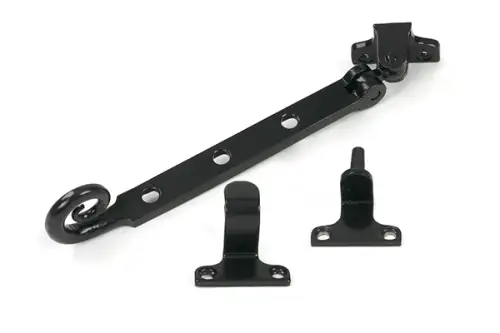 Click Here To Enlarge This Photo Of 52032 From the Anvil Black 8" Monkeytail Casement Stay (Steel Window)