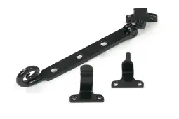 52032 From the Anvil Black 8" Monkeytail Casement Stay (Steel Window)